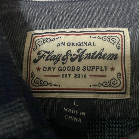 Flag & Anthem 100 percent cotton flannel shirt - Picture 7 of 14